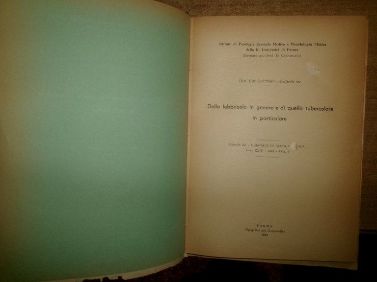 AA.VV. MISCELLANEA di numerosi opuscoli riguardanti la TUBERCOLOSI 1930