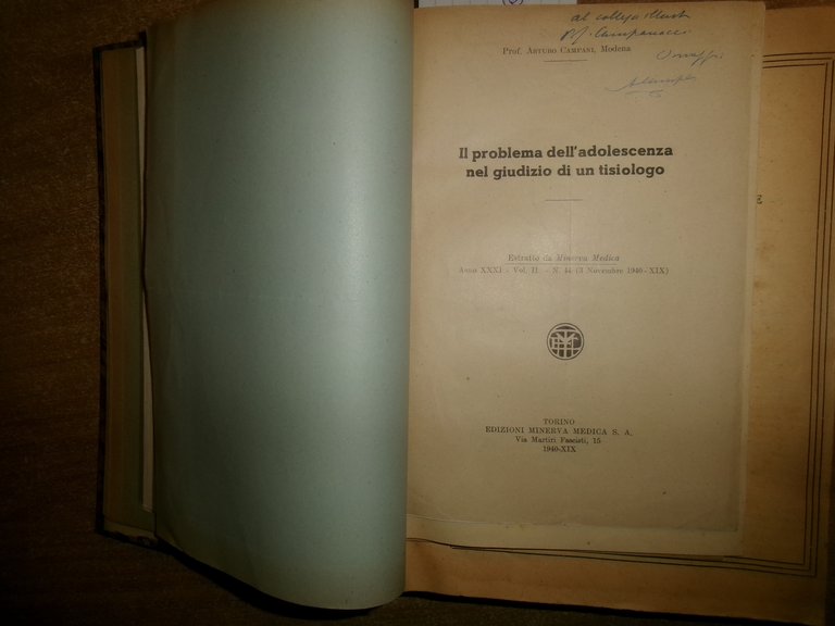 AA.VV. MISCELLANEA di numerosi opuscoli riguardanti la TUBERCOLOSI 1930