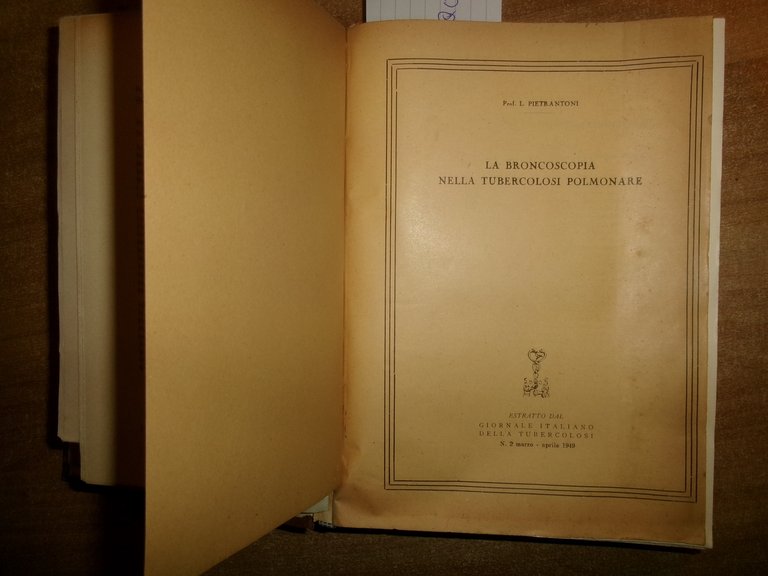 AA.VV. MISCELLANEA di numerosi opuscoli riguardanti la TUBERCOLOSI 1930