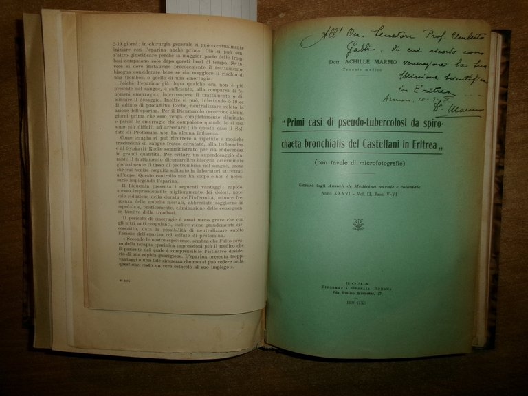 AA.VV. MISCELLANEA di numerosi opuscoli riguardanti la TUBERCOLOSI 1930