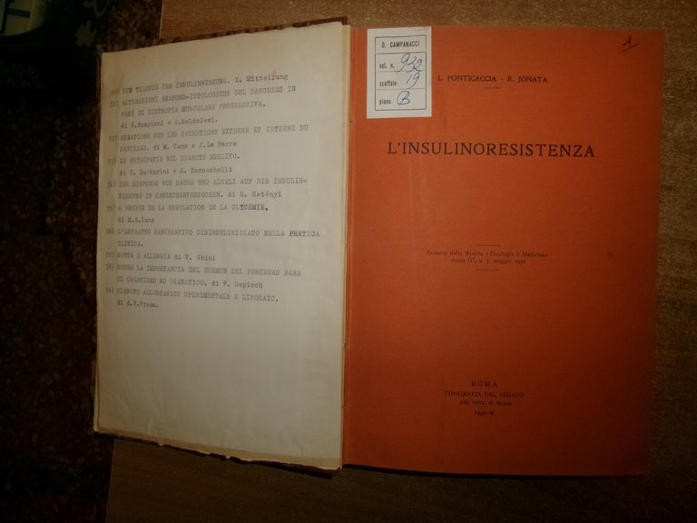 AA. VV. MISCELLANEA. RICAMBIO. Raccolta di innumerevoli estratti/opuscoli 1932