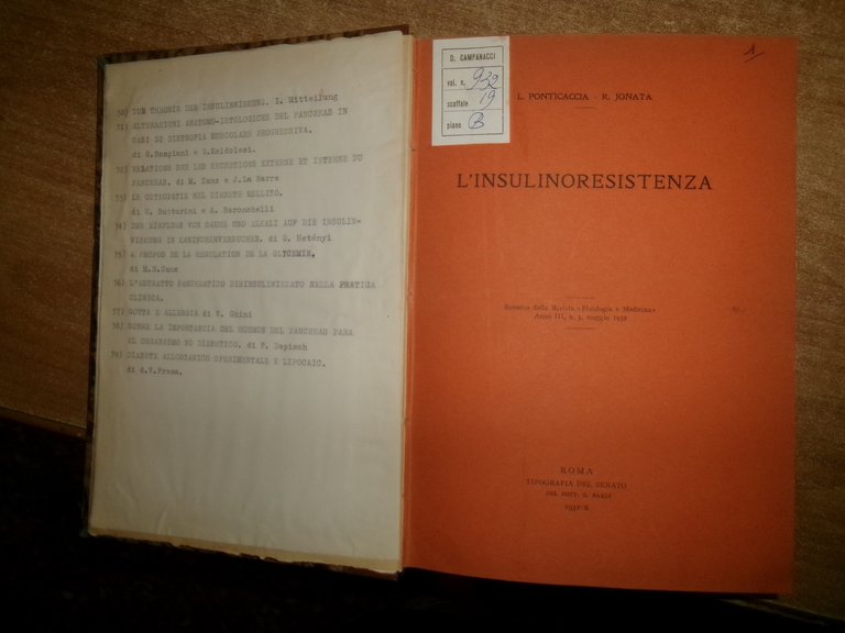 AA. VV. MISCELLANEA. RICAMBIO. Raccolta di innumerevoli estratti/opuscoli 1932