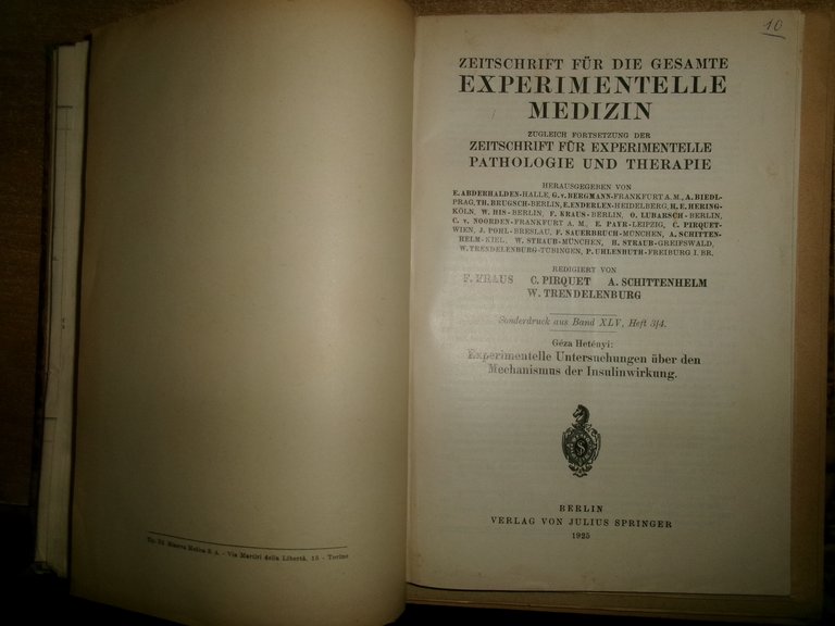 AA. VV. MISCELLANEA. RICAMBIO. Raccolta di innumerevoli estratti/opuscoli 1932