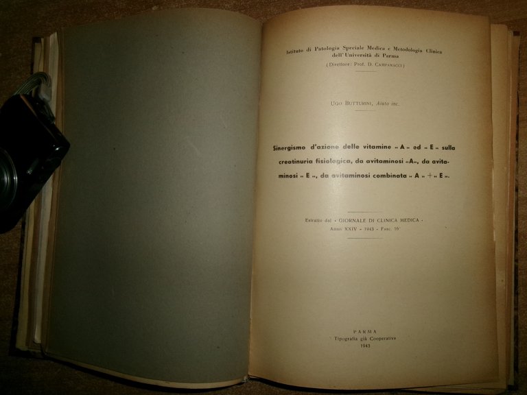 AA. VV. MISCELLANEA. Vitaminologia/Nutrizione. Numerosi estratti/opuscoli 1930