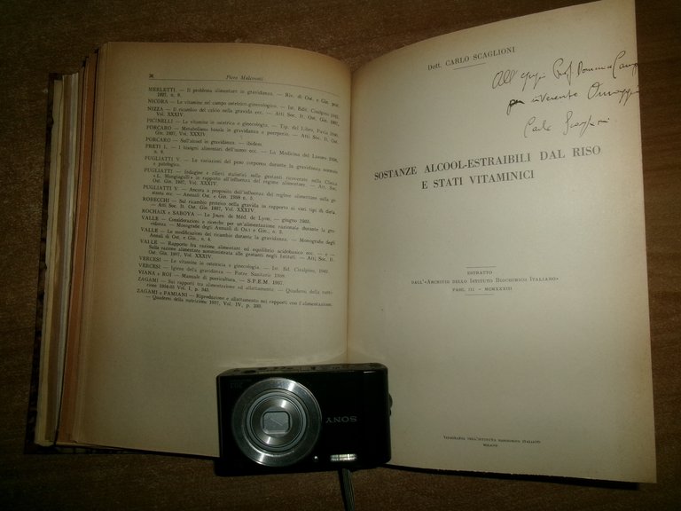 AA. VV. MISCELLANEA. Vitaminologia/Nutrizione. Numerosi estratti/opuscoli 1930