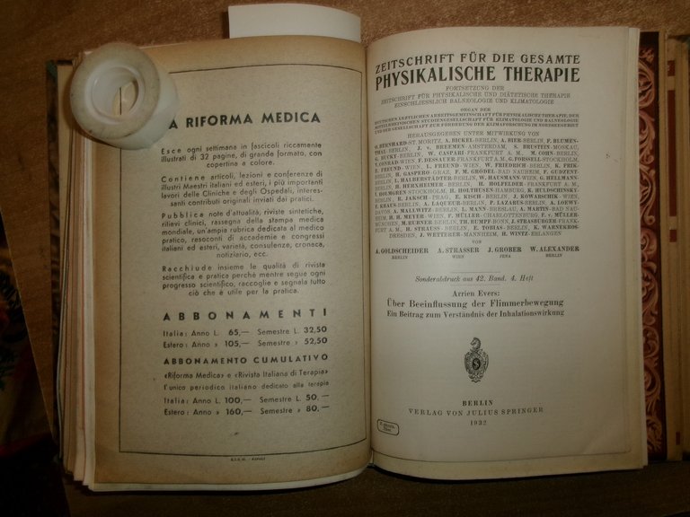 AA. VV. MISCELLANEA. MALATTIE ALLERGICHE. Raccolta di numerosi estratti/opuscoli 1947