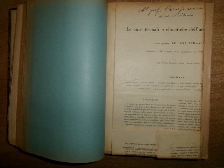 AA. VV. MISCELLANEA. MALATTIE ALLERGICHE. Raccolta di numerosi estratti/opuscoli 1947