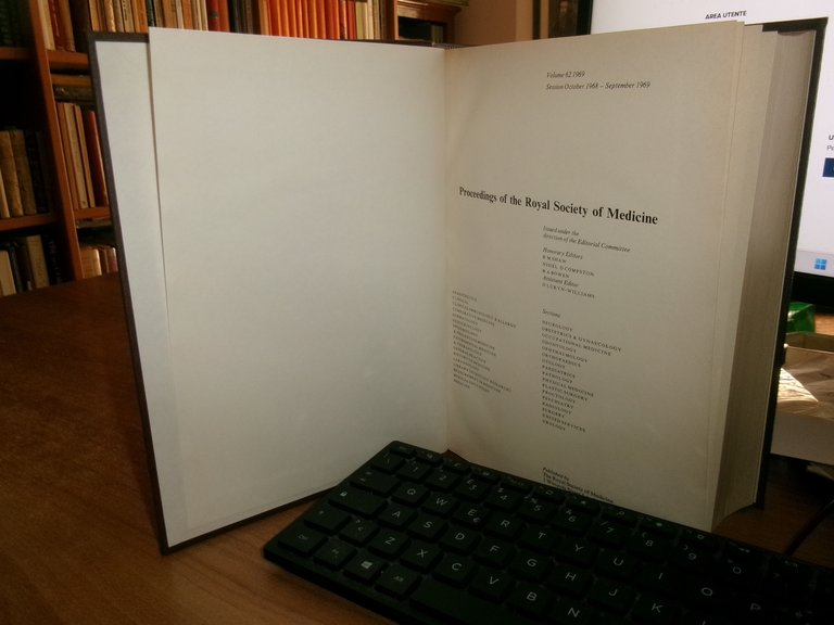 AA. VV. Proceedings of the ROYAL SOCIETY of MEDICINE 1969