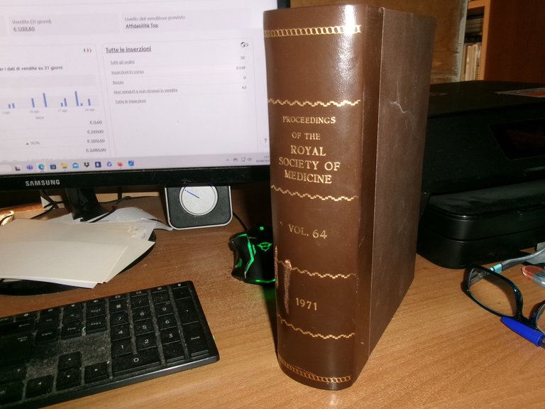 AA. VV. Proceedings of the ROYAL SOCIETY of MEDICINE 1969. …