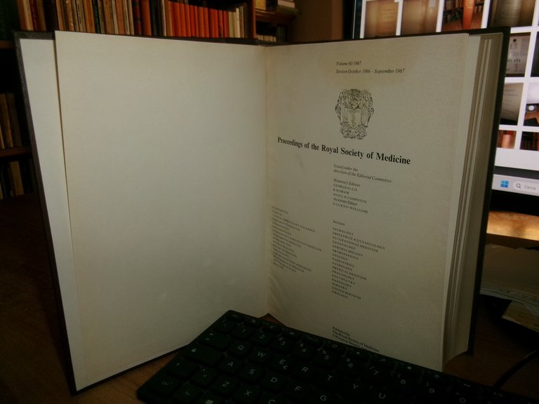 AA. VV. Proceedings of the ROYAL SOCIETY of MEDICINE. Volume …