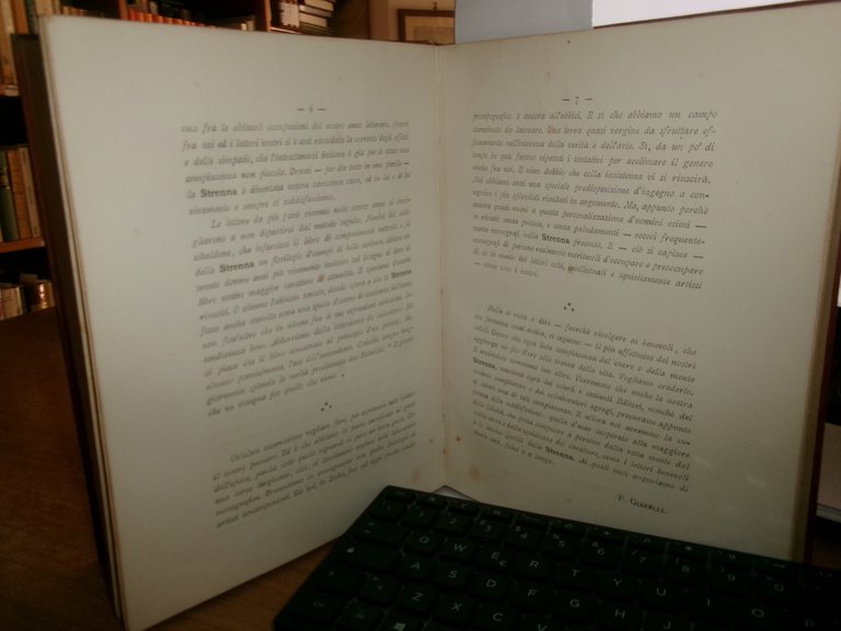 AA.VV. STRENNA ITALIANA 1887 Anno LIII - Milano, Ripamonti Carpano, …