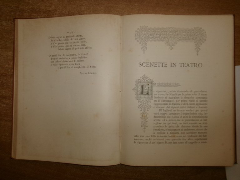 AA.VV. STRENNA ITALIANA 1887 Anno LIII - Milano, Ripamonti Carpano, …