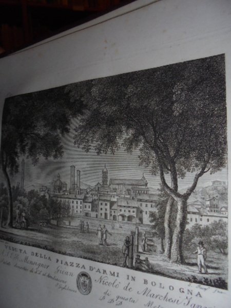 AA. VV. VEDUTE Di BOLOGNA 1820 - 1821. 50 incisioni …