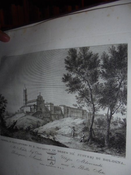 AA. VV. VEDUTE Di BOLOGNA 1820 - 1821. 50 incisioni …
