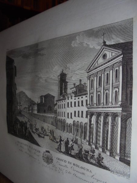AA. VV. VEDUTE Di BOLOGNA 1820 - 1821. 50 incisioni …