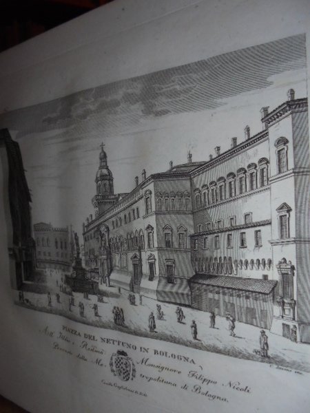 AA. VV. VEDUTE Di BOLOGNA 1820 - 1821. 50 incisioni …