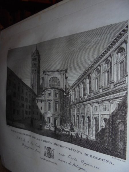 AA. VV. VEDUTE Di BOLOGNA 1820 - 1821. 50 incisioni …