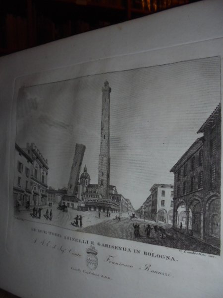 AA. VV. VEDUTE Di BOLOGNA 1820 - 1821. 50 incisioni …
