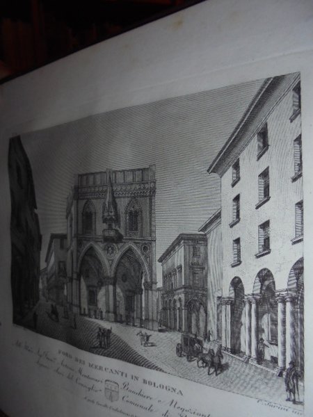 AA. VV. VEDUTE Di BOLOGNA 1820 - 1821. 50 incisioni …