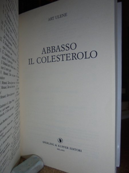 Abbasso il colesterolo