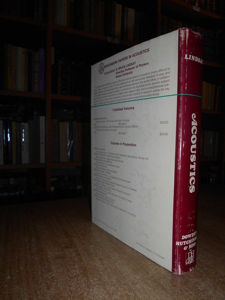 ACOUSTICS Historical and Philosophical Development