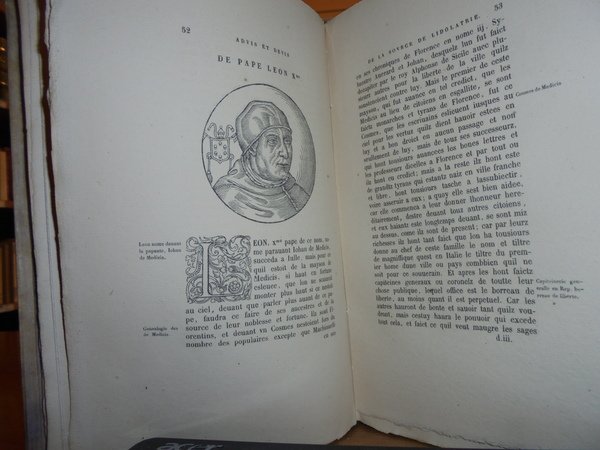 ADVIS et DEVIS de la Source de Lidolatrie et Tyrannie …