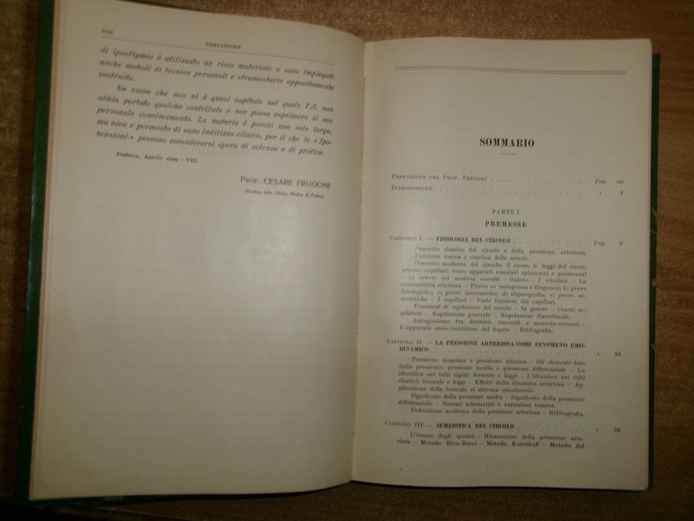 ALDO LUISADA. Ipotensione e Iposfigmia deficienze di circolo... 1929