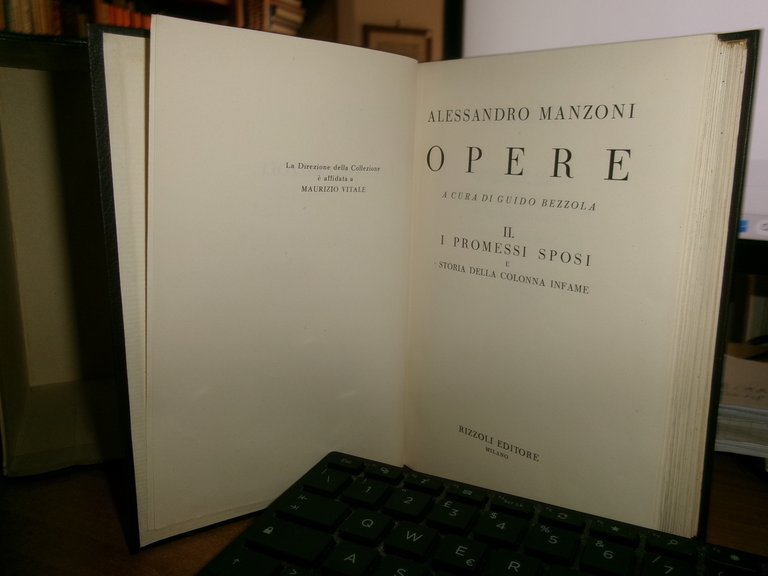 ALESSANDRO MANZONI. I Promessi Sposi. OPERE in 3 volumi 1961