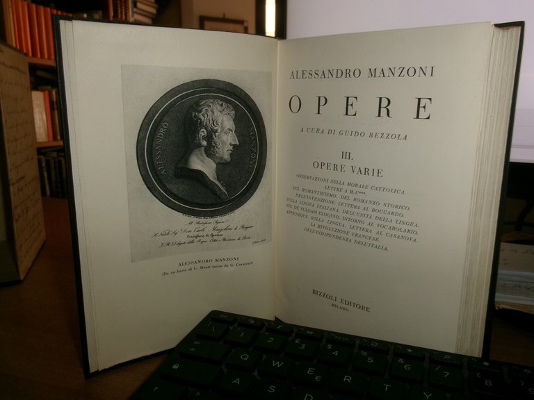 ALESSANDRO MANZONI. I Promessi Sposi. OPERE in 3 volumi 1961