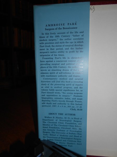 Ambroise Paré. Surgeon of the Renaissance