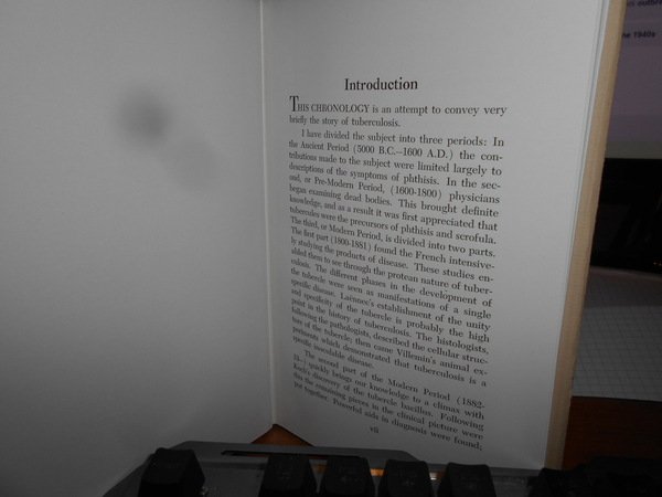 An Historical Chronology of Tuberculosis