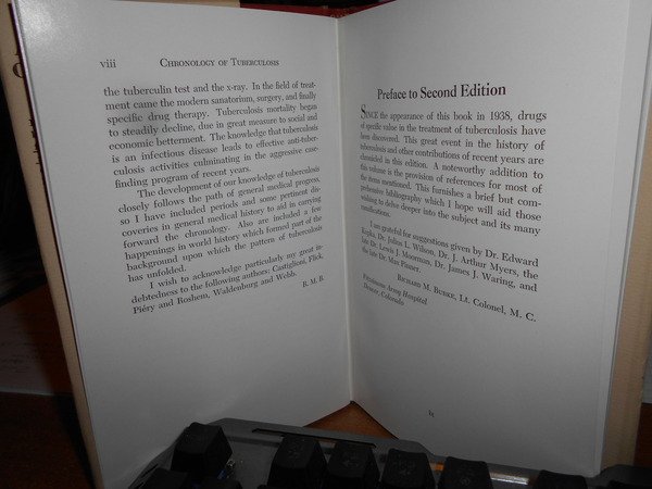 An Historical Chronology of Tuberculosis