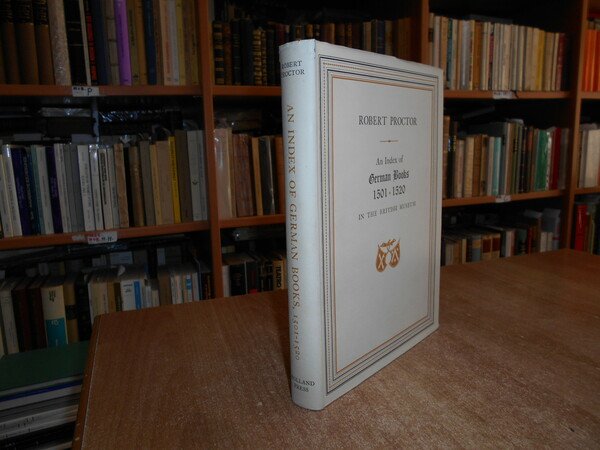 An Index of GERMAN BOOKS 1501 - 1520 in the …
