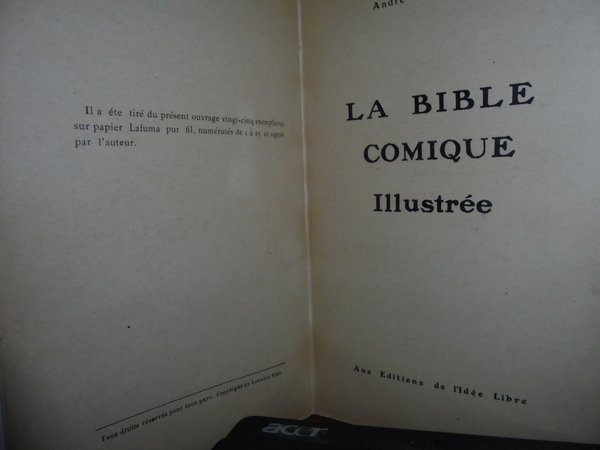 (Anarchia) La Bible Comique Illustrée