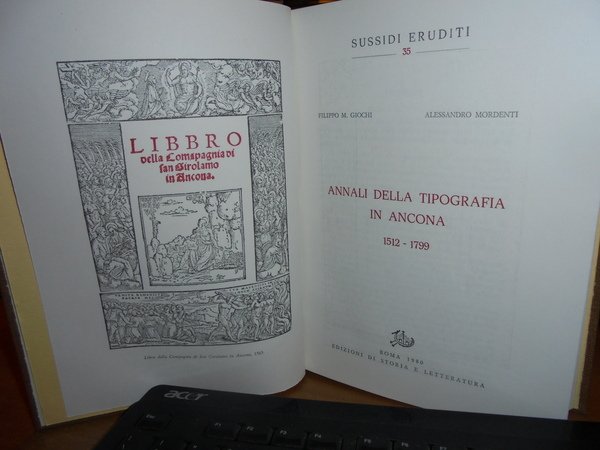 Annali della Tipografia in Ancona 1512 - 1799