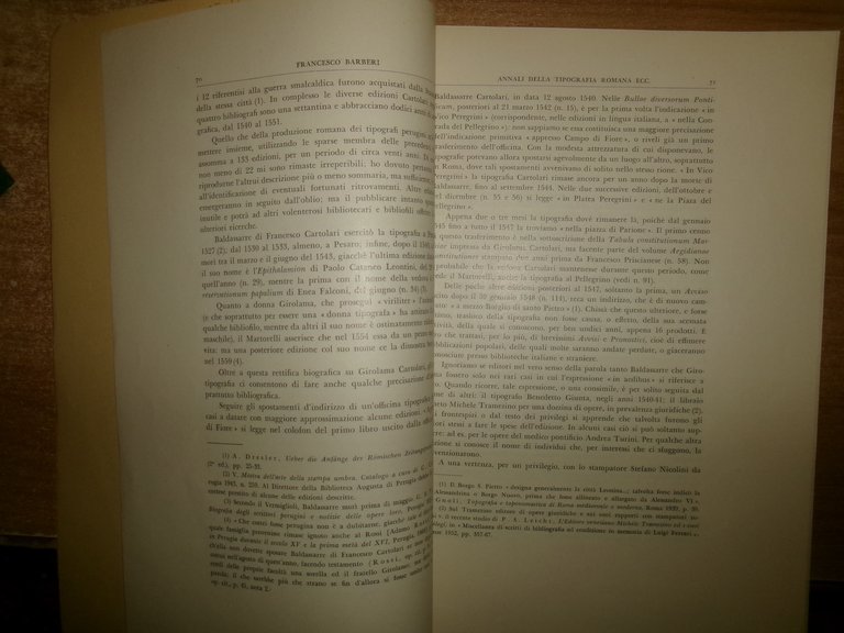 Annali della tipografia romana di Baldassarre Jr e Girolama Cartolari …