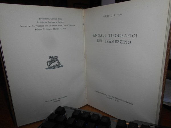 ANNALI TIPOGRAFICI DEI TRAMEZZINO