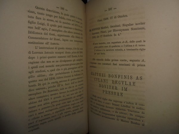 Annali Tipografici del Soncino. XV - XVI secolo