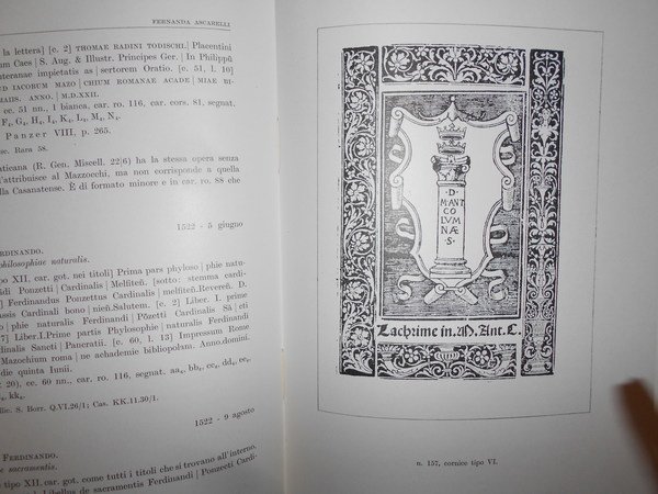 ANNALI Tipografici di GIACOMO MAZZOCCHI
