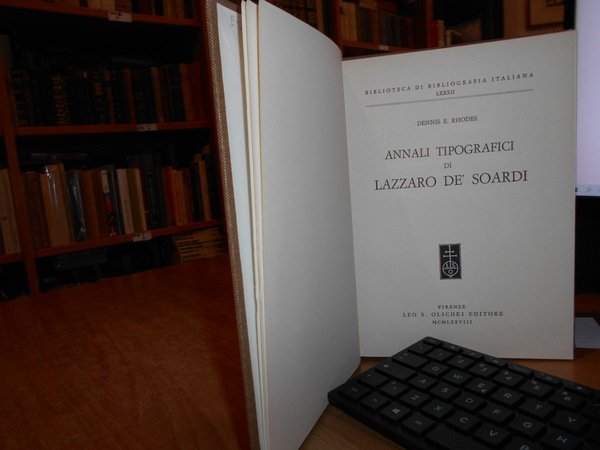 ANNALI TIPOGRAFICI DI LAZZARO DE' SOARDI