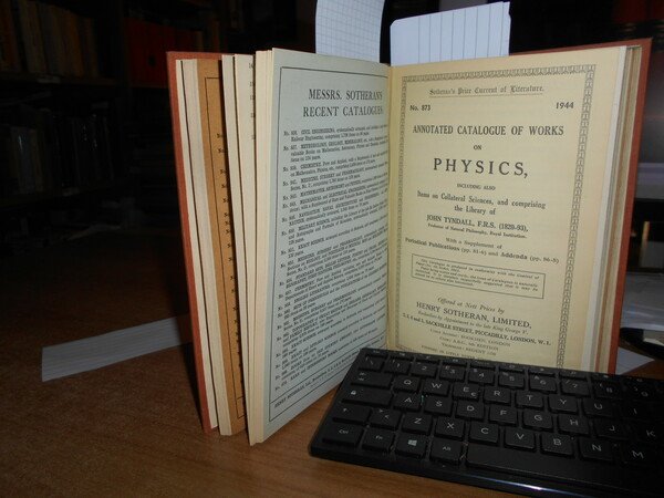 Annotated and Classified Catalogue of Standard Works on Exact Science …