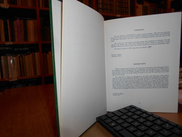 ANTARTIC MISCELLANY. Books, Periodicals & Maps relating to the Discovery …