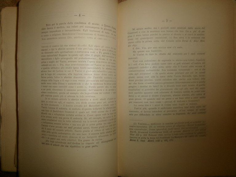 ANTOLOGIA Vaniniana preceduta dalla vita di G.C. Vanini e da …