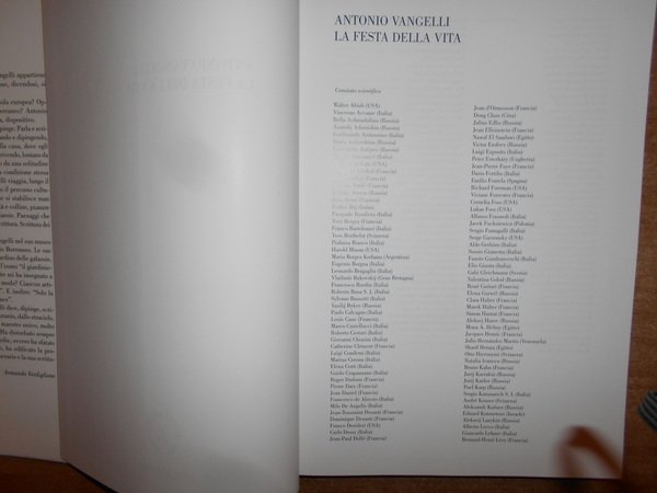 ANTONIO VANGELLI. La Festa della Vita
