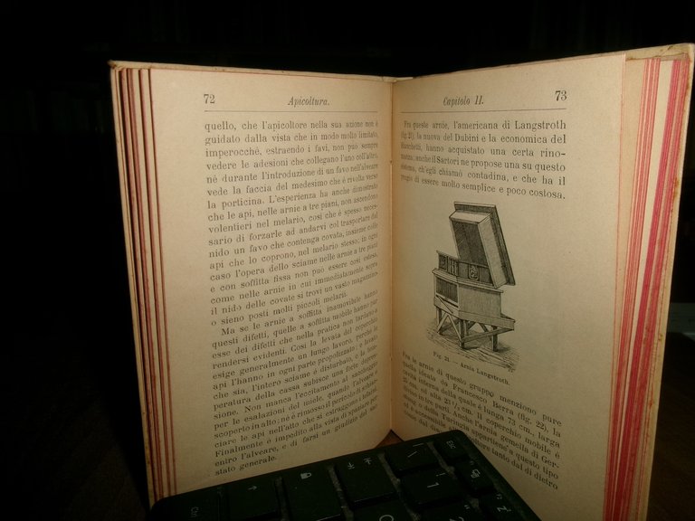 APICOLTURA di G. CANESTRINI - Quarta edizione - HOEPLI 1902.