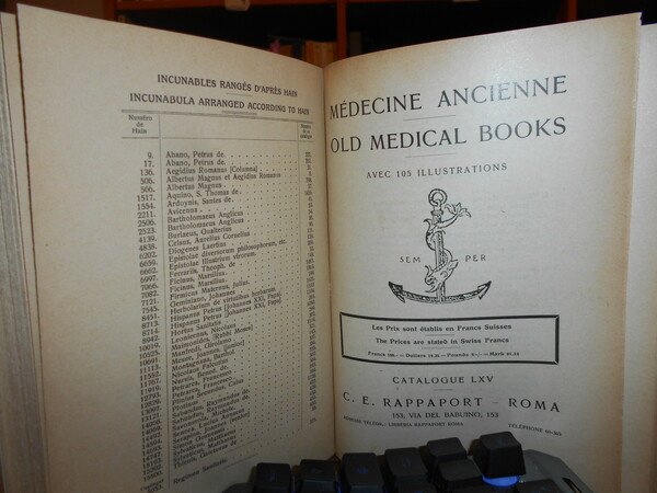 ARS MEDICA PER SAECULA - MEDICINE ANCIENNE , OLD MEDICAL …
