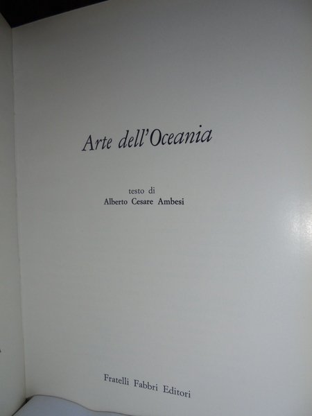 Arte dell' Oceania