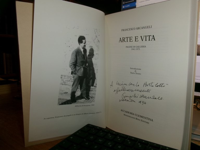 ARTE e VITA Pagine di Galleria 1941-1973. FRANCESCO ARCANGELI 1994. …