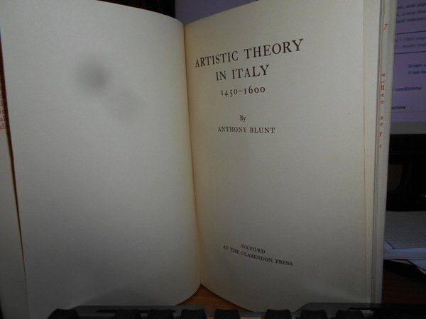 Artistic Theory in Italy 1450-1600