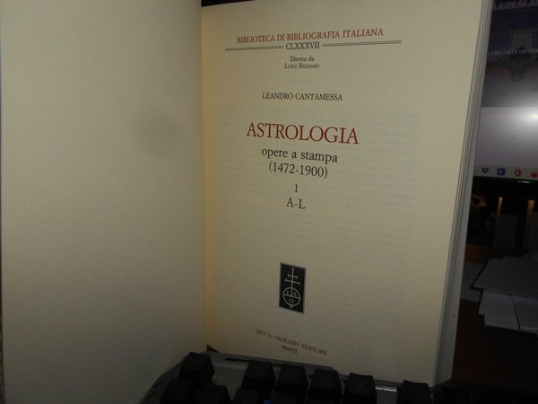 ASTROLOGIA Opere a stampa (1472 - 1900)